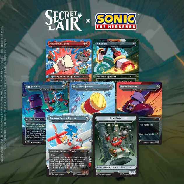 Magic The Gathering Secret Lair Sonic Turbo Gear - Non Foil - Cartes Sportives Rive Sud