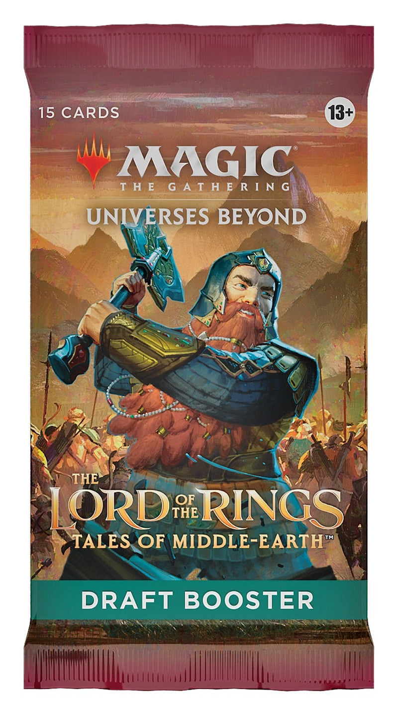 Magic The Gathering The Lord Of The Rings Tales Of Middle-Earth Draft Booster - Cartes Sportives Rive Sud