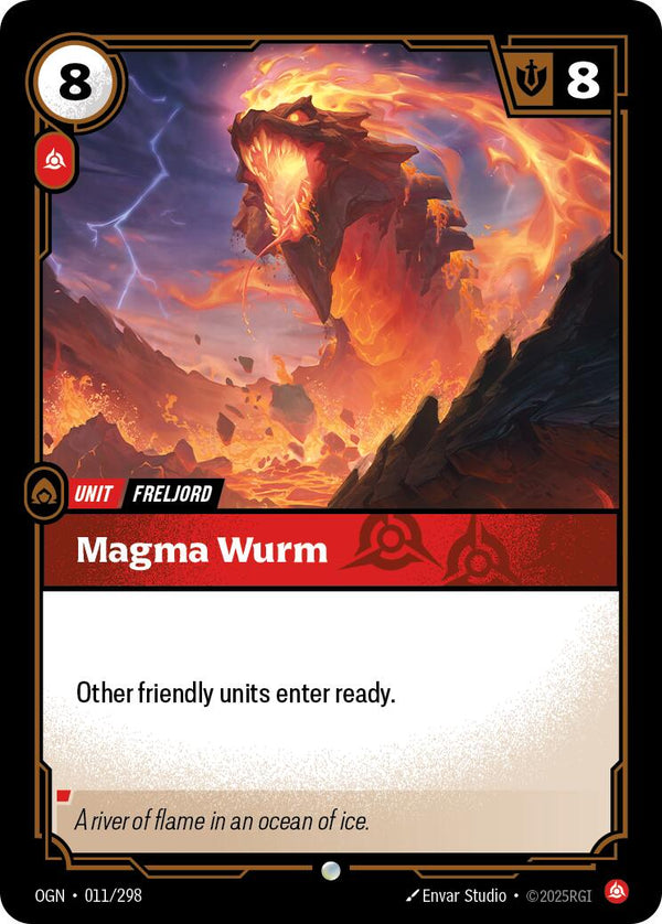 Magma Wurm [OGN - 011/298] - Cartes Sportives Rive Sud