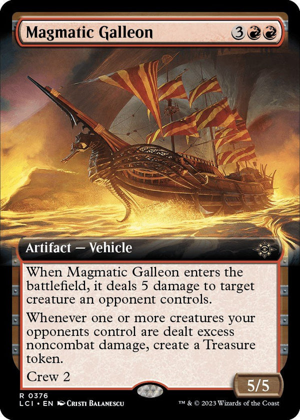 Magmatic Galleon (Extended Art) [LCI - 376] - Cartes Sportives Rive Sud
