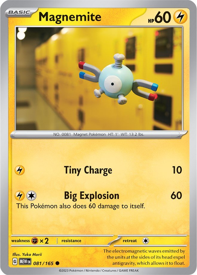 Magnemite [MEW - 081/165] - Cartes Sportives Rive Sud