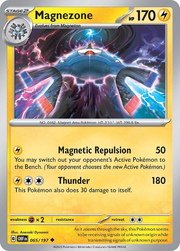 Magnezone [OBF - 065/197] - Cartes Sportives Rive Sud