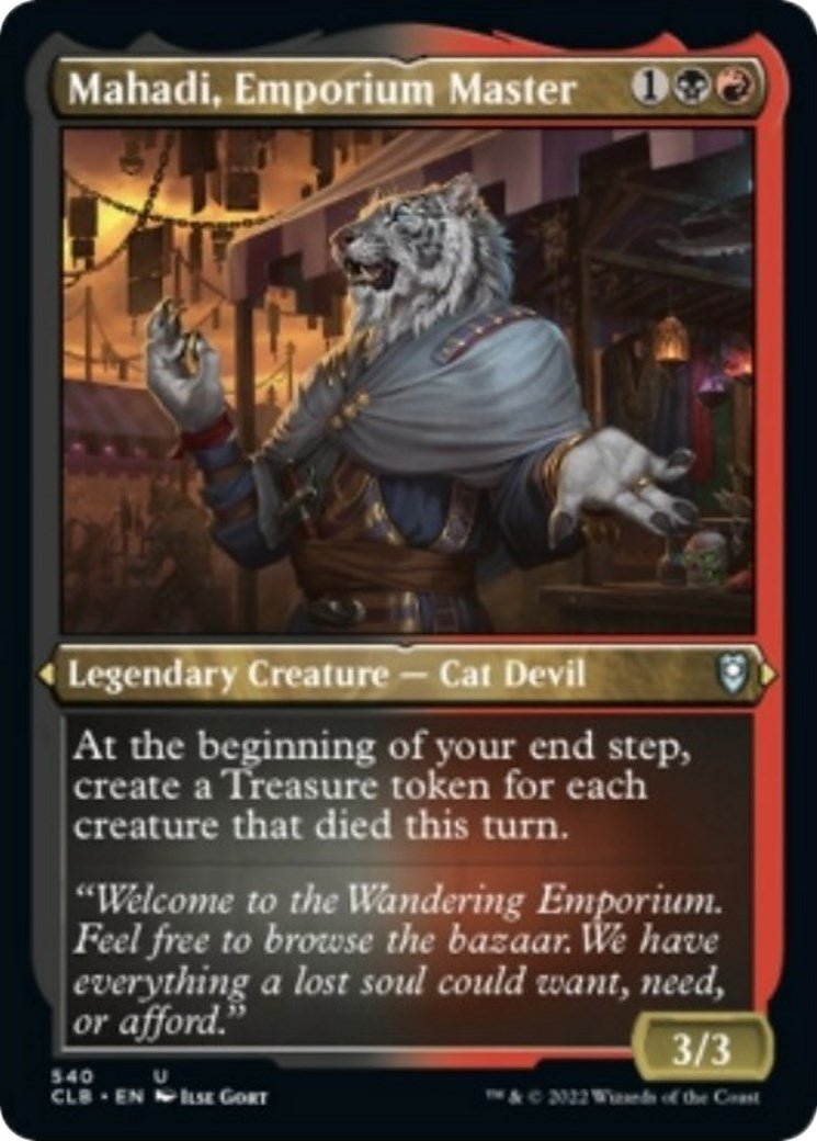 Mahadi, Emporium Master (Foil Etched) [CLB - 540] - Cartes Sportives Rive Sud
