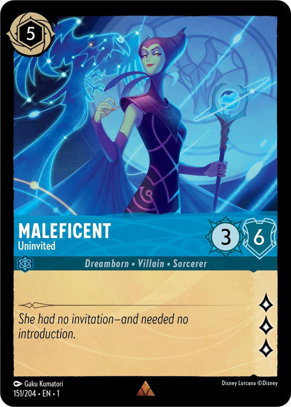 Maleficent - Uninvited [1 - 151/204] - Cartes Sportives Rive Sud