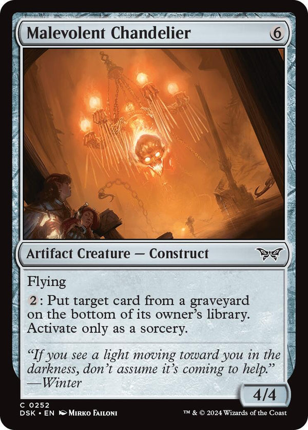 Malevolent Chandelier [DSK - 252] - Cartes Sportives Rive Sud