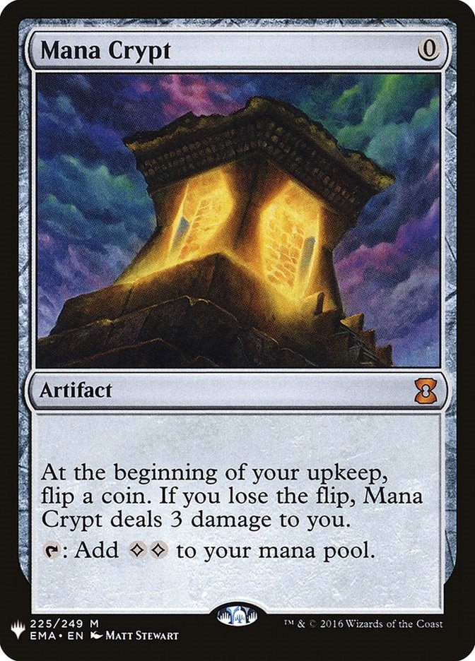 Mana Crypt [LIST - 225] - Cartes Sportives Rive Sud