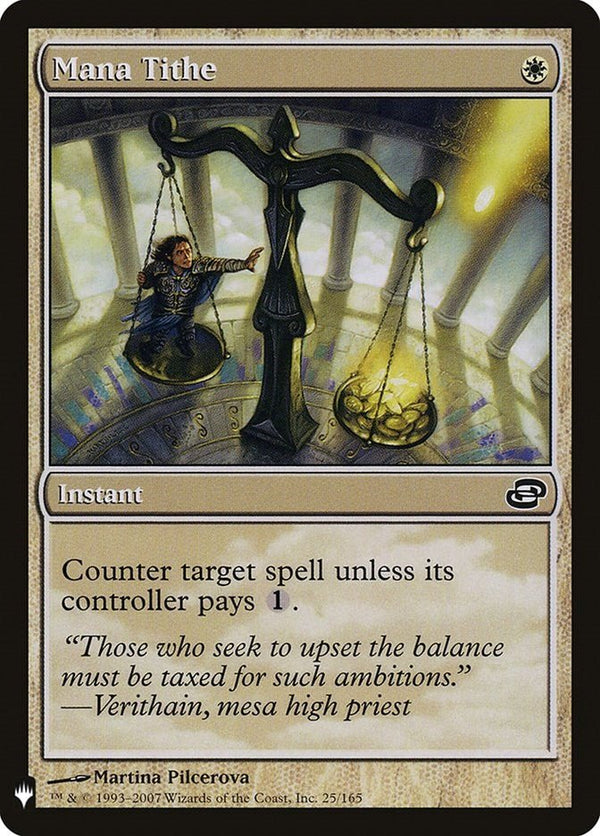 Mana Tithe [LIST - 25/165] - Cartes Sportives Rive Sud