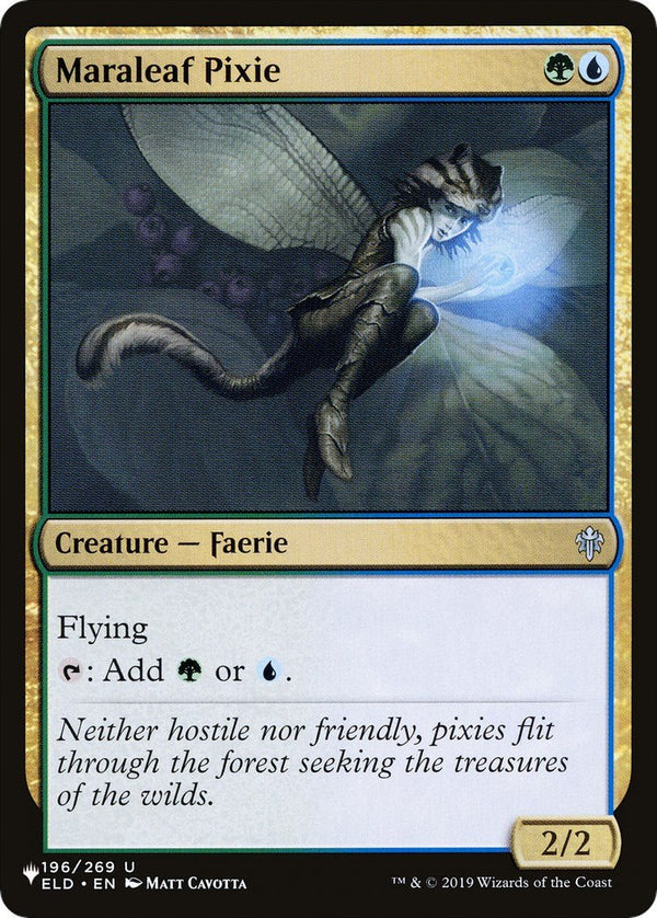 Maraleaf Pixie [LIST - 196/269] - Cartes Sportives Rive Sud