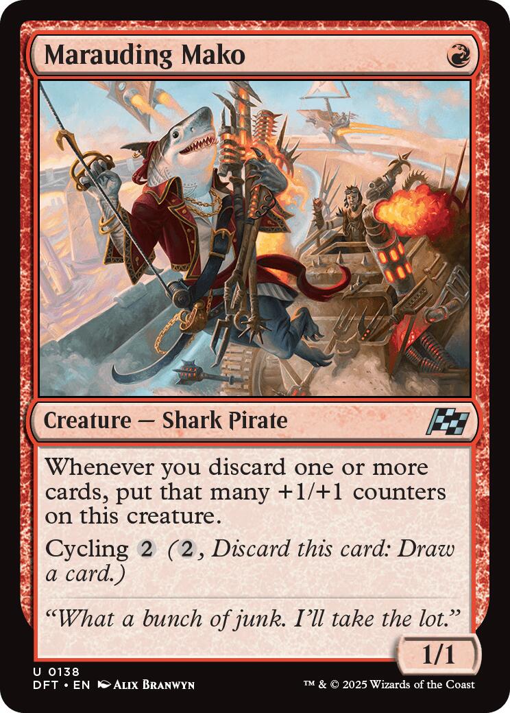 Marauding Mako [DFT - 138] - Cartes Sportives Rive Sud