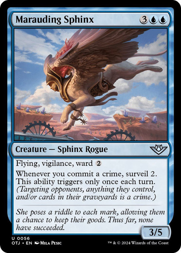 Marauding Sphinx [OTJ - 56] - Cartes Sportives Rive Sud