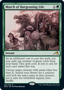 March of Burgeoning Life [NEO - 201] - Cartes Sportives Rive Sud