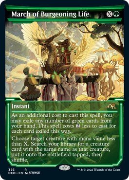 March of Burgeoning Life (Showcase) [NEO - 393] - Cartes Sportives Rive Sud
