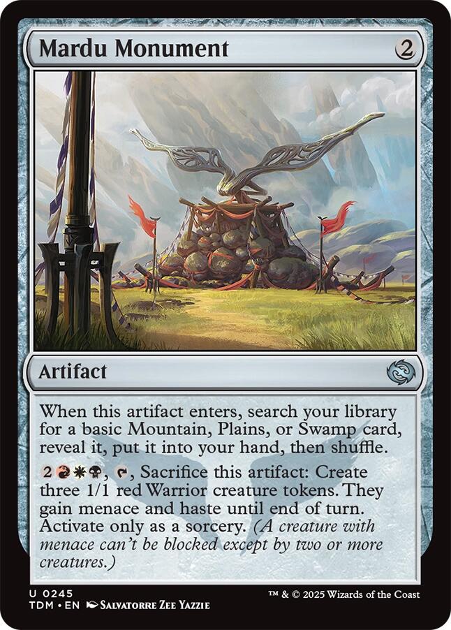 Mardu Monument [TDM - 245] - Cartes Sportives Rive Sud
