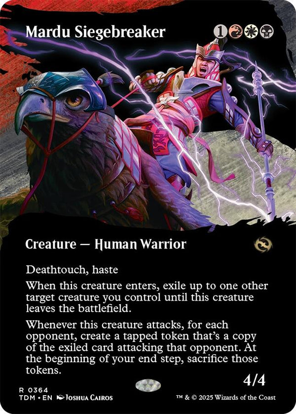 Mardu Siegebreaker (Borderless) [TDM - 364] - Cartes Sportives Rive Sud