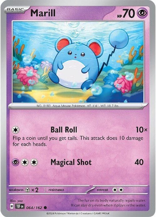 Marill [TEF - 064/162] - Cartes Sportives Rive Sud
