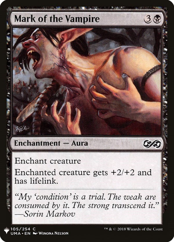 Mark of the Vampire [LIST - 105] - Cartes Sportives Rive Sud
