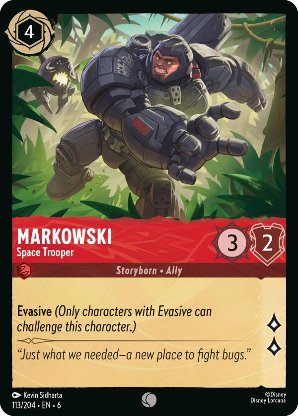 Markowski - Space Trooper [6 - 113/204] - Cartes Sportives Rive Sud
