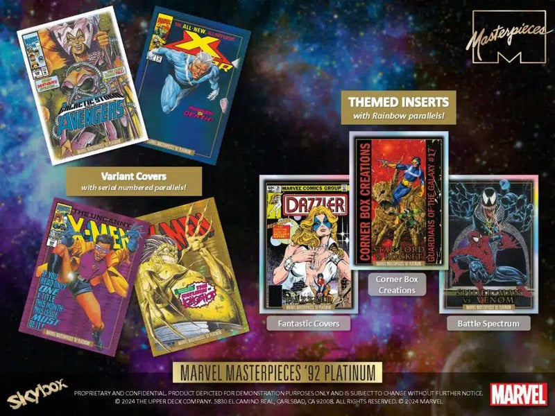 Marvel Masterpieces '92 Platinum Hobby - Cartes Sportives Rive Sud