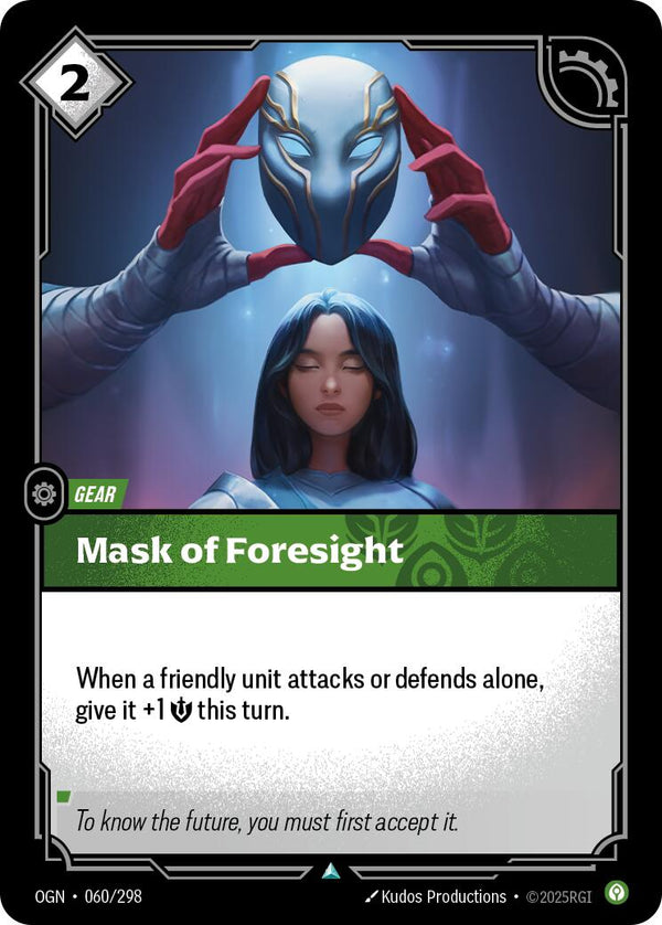 Mask of Foresight [OGN - 060/298] - Cartes Sportives Rive Sud