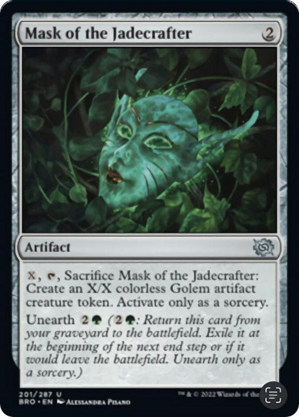 Mask of the Jadecrafter [BRO - 201] - Cartes Sportives Rive Sud