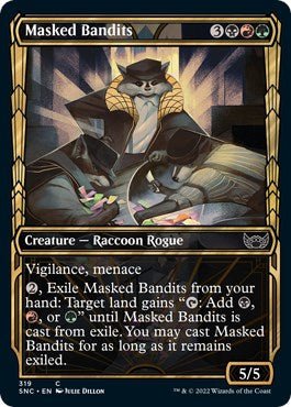 Masked Bandits (Showcase) [SNC - 319] - Cartes Sportives Rive Sud