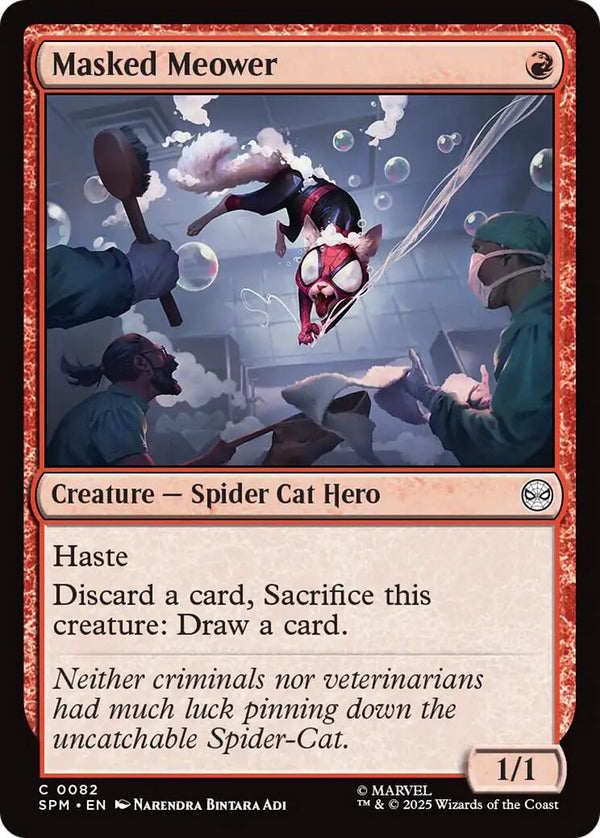 Masked Meower [SPM - 82] - Cartes Sportives Rive Sud