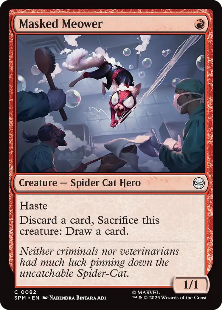 Masked Meower [SPM - 82] - Cartes Sportives Rive Sud