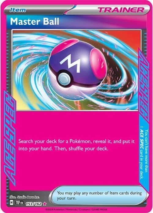 Master Ball [TEF - 153/162] - Cartes Sportives Rive Sud