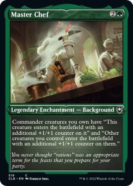 Master Chef (Foil Etched) [CLB - 519] - Cartes Sportives Rive Sud