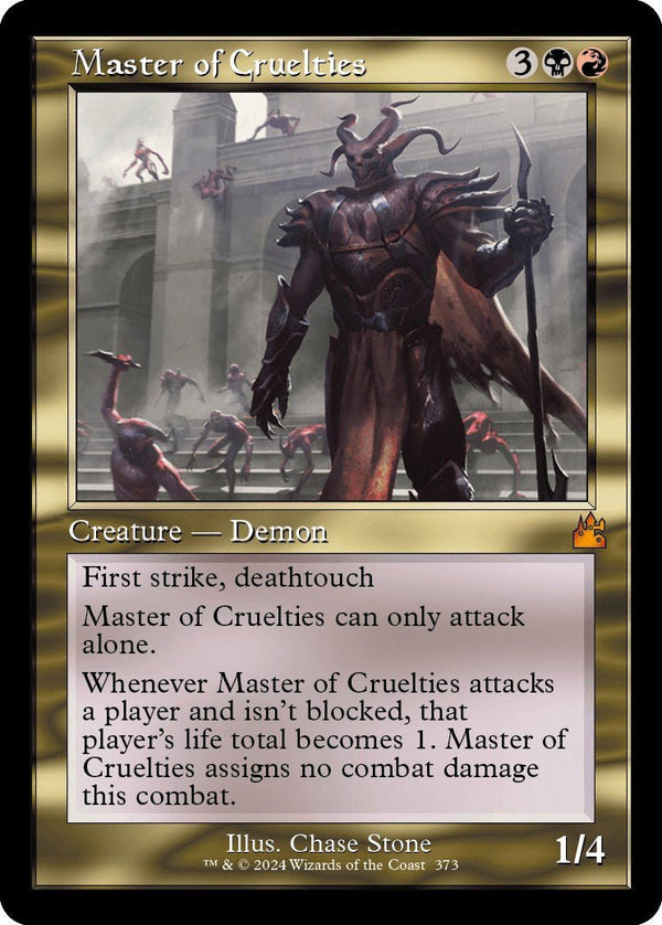 Master of Cruelties (Retro Frame) [RVR - 373] - Cartes Sportives Rive Sud