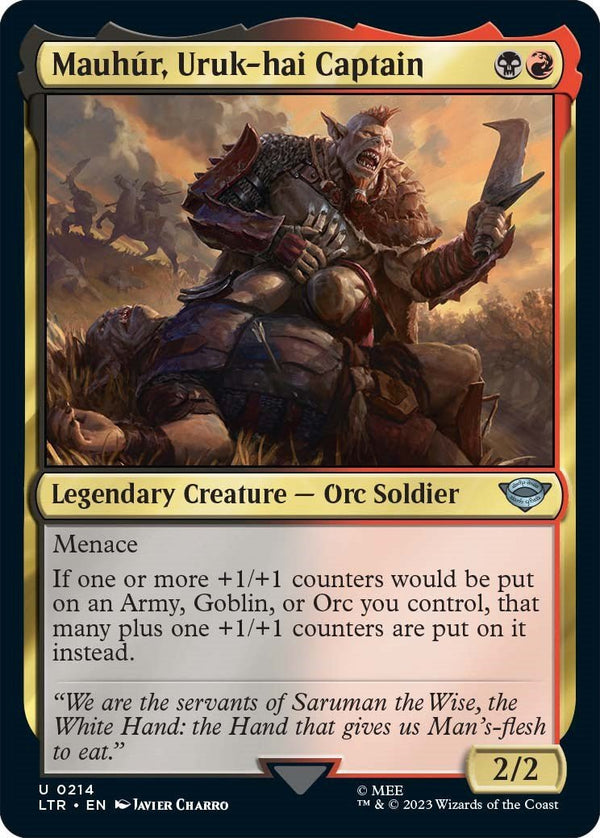Mauhur, Uruk - hai Captain [LTR - 214] - Cartes Sportives Rive Sud