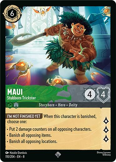 Maui - Stubborn Trickster [8 - 110/204] - Cartes Sportives Rive Sud