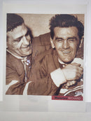 Maurice Richard And Bernard Geoffrion Picture Autographed Authenticated 8X10 - Cartes Sportives Rive Sud