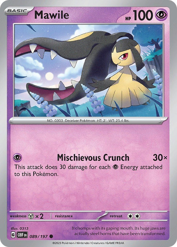 Mawile - 089/197 [OBF - 089/197] - Cartes Sportives Rive Sud