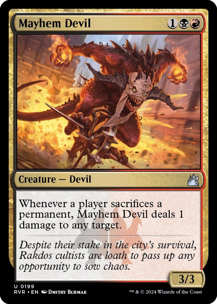 Mayhem Devil [RVR - 199] - Cartes Sportives Rive Sud