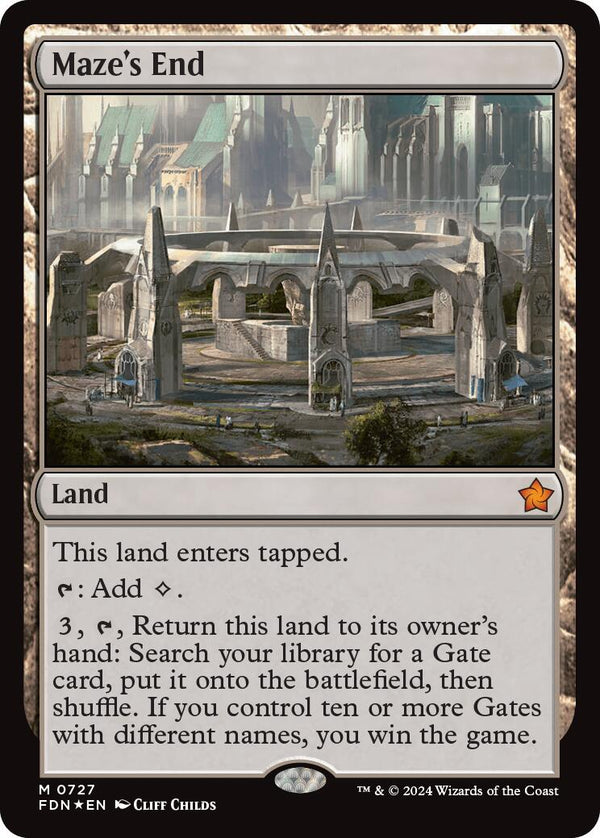 Maze's End [FDN - 727] - Cartes Sportives Rive Sud
