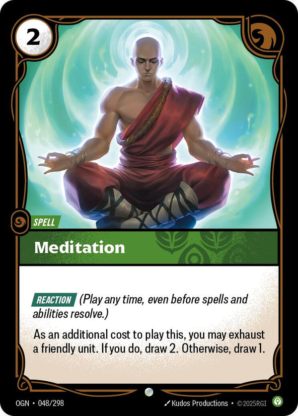 Meditation [OGN - 048/298] - Cartes Sportives Rive Sud