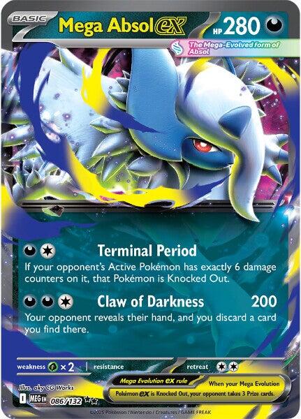 Mega Absol ex - 086/132 [MEG - 086/132] - Cartes Sportives Rive Sud