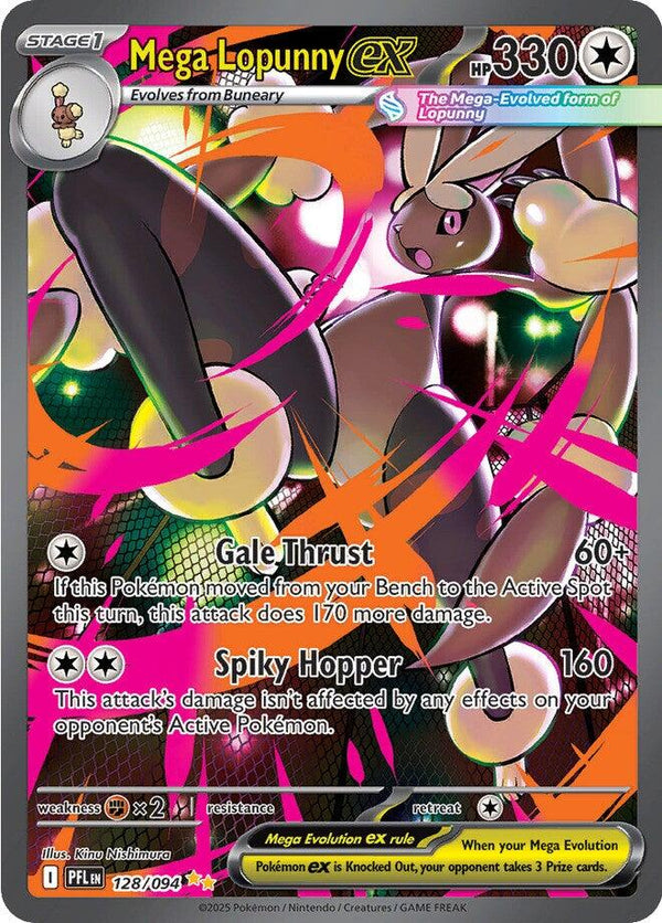 Mega Lopunny ex - 128/094 [PFL - 128/094] - Cartes Sportives Rive Sud