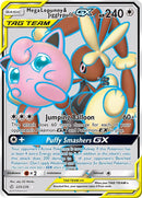 Mega Lopunny & Jigglypuff GX (Full Art) [SM12 - 225/236] - Cartes Sportives Rive Sud