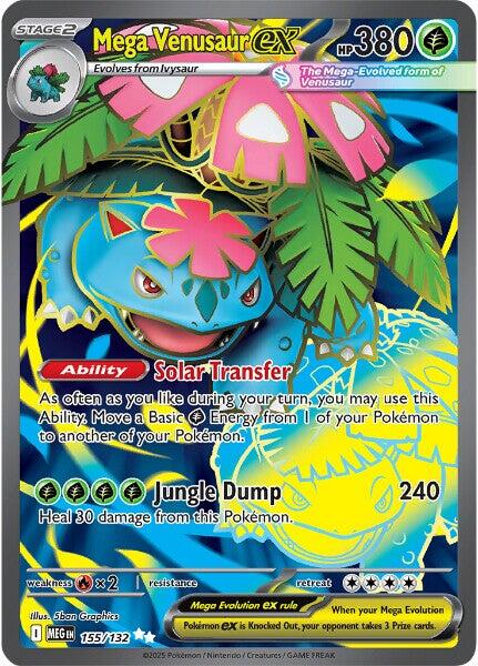 Mega Venusaur ex - 155/132 [MEG - 155/132] - Cartes Sportives Rive Sud