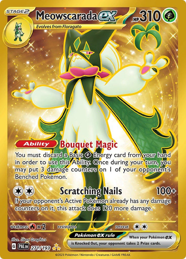Meowscarada ex - 271/193 [PAL - 271/193] - Cartes Sportives Rive Sud