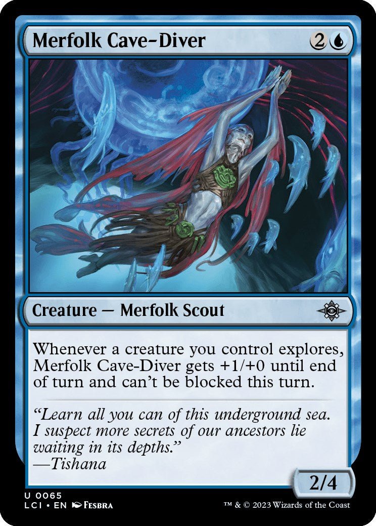 Merfolk Cave - Diver [LCI - 65] - Cartes Sportives Rive Sud