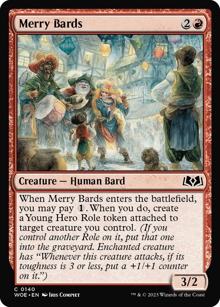 Merry Bards [WOE - 140] - Cartes Sportives Rive Sud