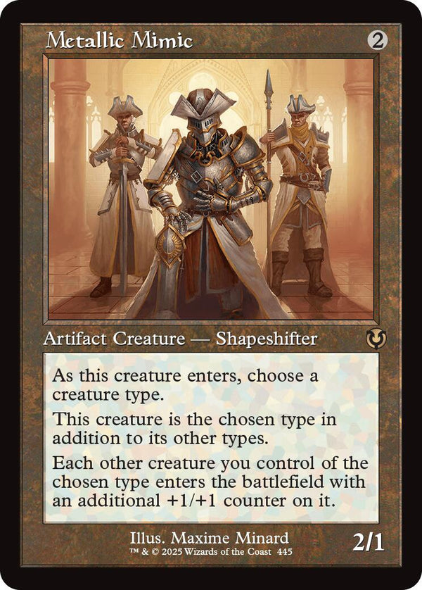 Metallic Mimic (Retro Frame) [INR - 445] - Cartes Sportives Rive Sud