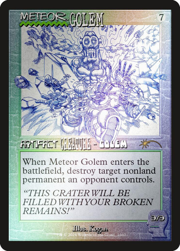 Meteor Golem (1660) (Rainbow Foil) [SLD - 1660] - Cartes Sportives Rive Sud