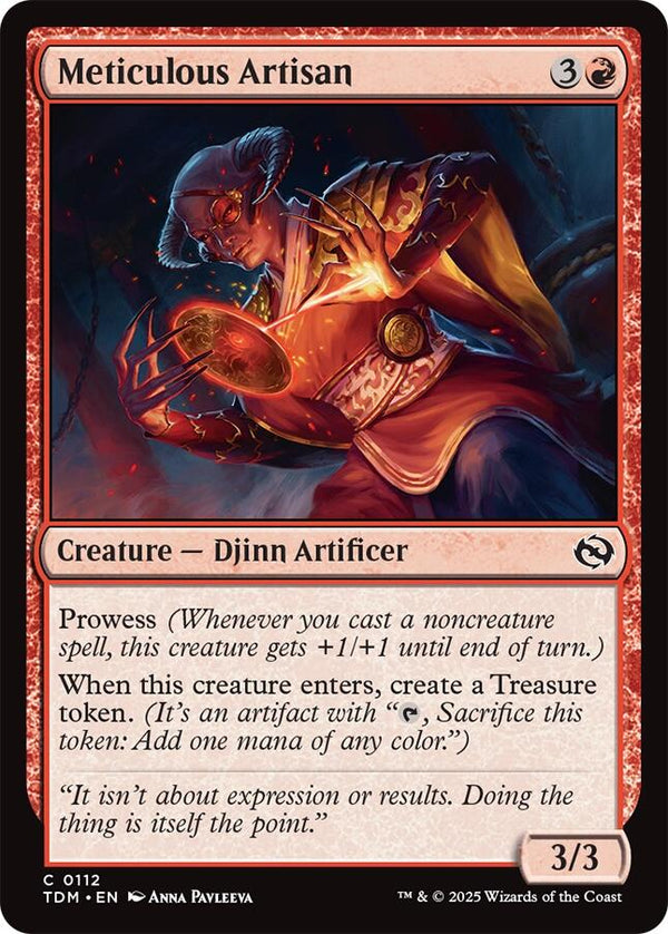 Meticulous Artisan [TDM - 112] - Cartes Sportives Rive Sud