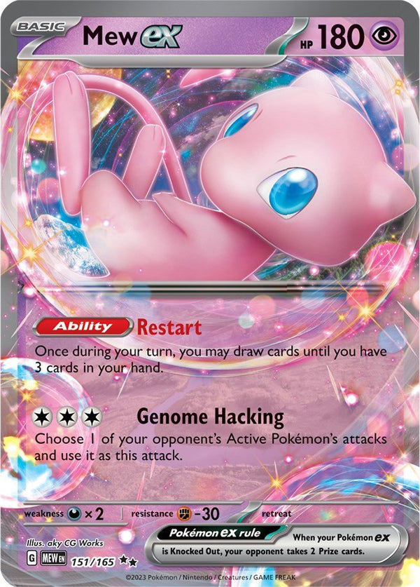 Mew ex - 151/165 [MEW - 151/165] - Cartes Sportives Rive Sud