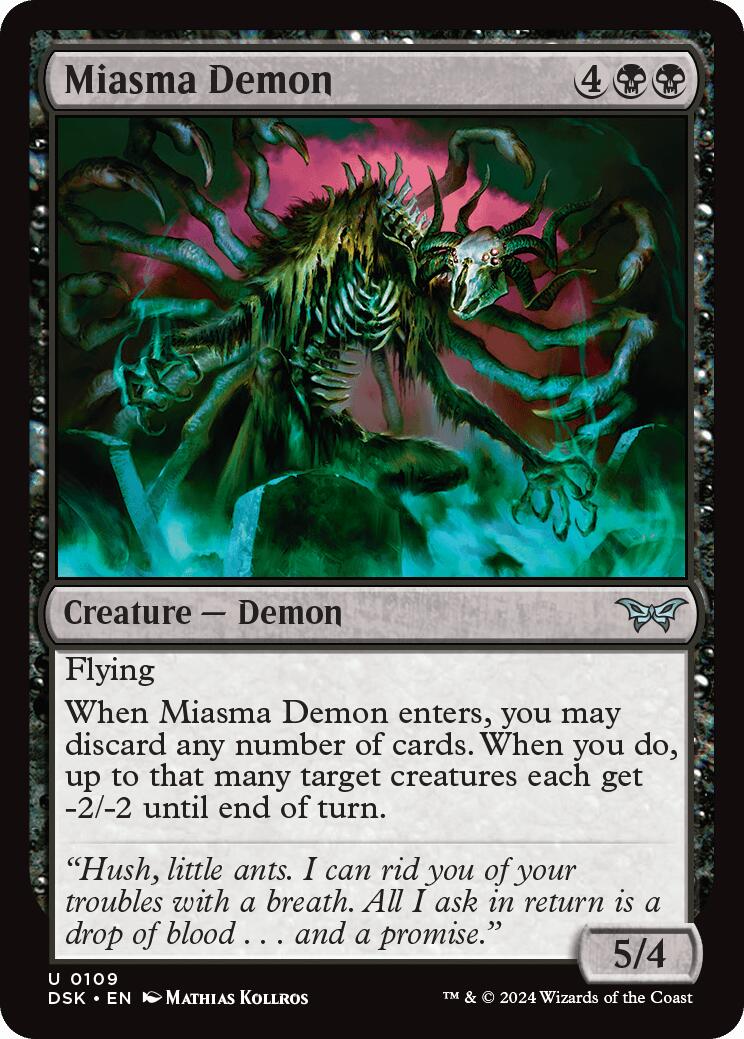 Miasma Demon [DSK - 109] - Cartes Sportives Rive Sud