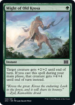 Might of Old Krosa [2X2 - 153] - Cartes Sportives Rive Sud